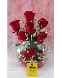 Fanusta 7 Adet Gül Fanusta 7 Adet Gül